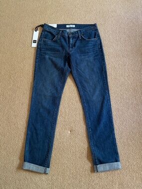 Women's James Jeans Neo Beau Gemini Clean Slouchy Fit Boyfriend, Size 27 NWT